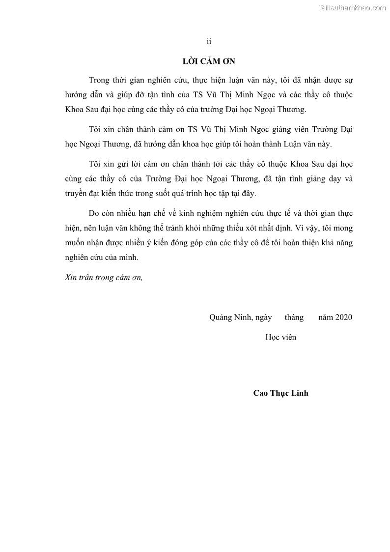 Luận văn thạc sĩ kinh doanh thương mại Giải pháp hoàn thiện hoạt động marketing của Ngân hàng Nông nghiệp và Phát triển nông thôn Việt Nam – Chi nhánh Bắc Ninh - 1 Trang 4