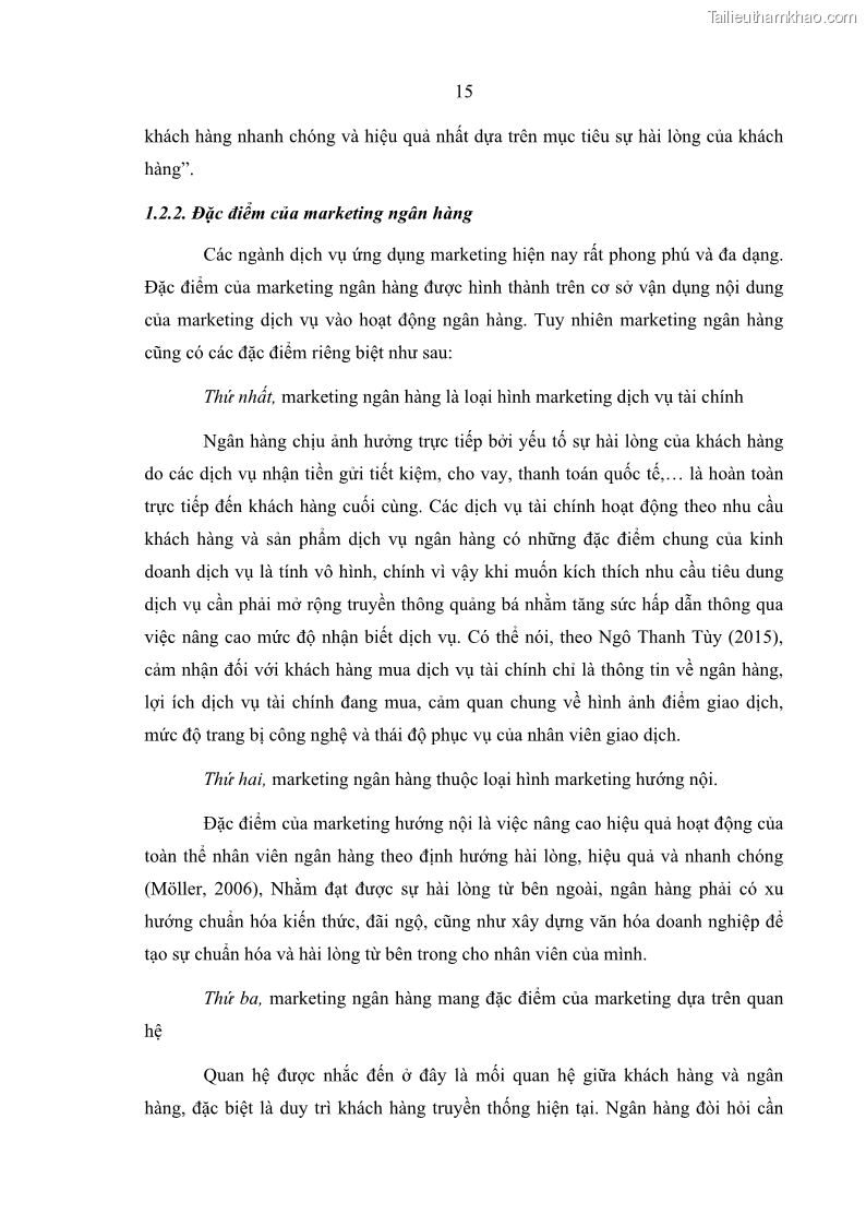 Luận văn thạc sĩ kinh doanh thương mại Giải pháp hoàn thiện hoạt động marketing của Ngân hàng Nông nghiệp và Phát triển nông thôn Việt Nam – Chi nhánh Bắc Ninh - 2 Trang 24