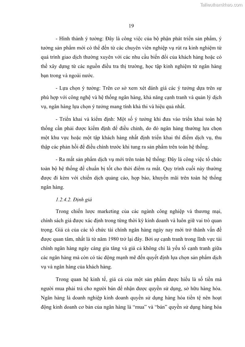 Luận văn thạc sĩ kinh doanh thương mại Giải pháp hoàn thiện hoạt động marketing của Ngân hàng Nông nghiệp và Phát triển nông thôn Việt Nam – Chi nhánh Bắc Ninh - 3 Trang 28