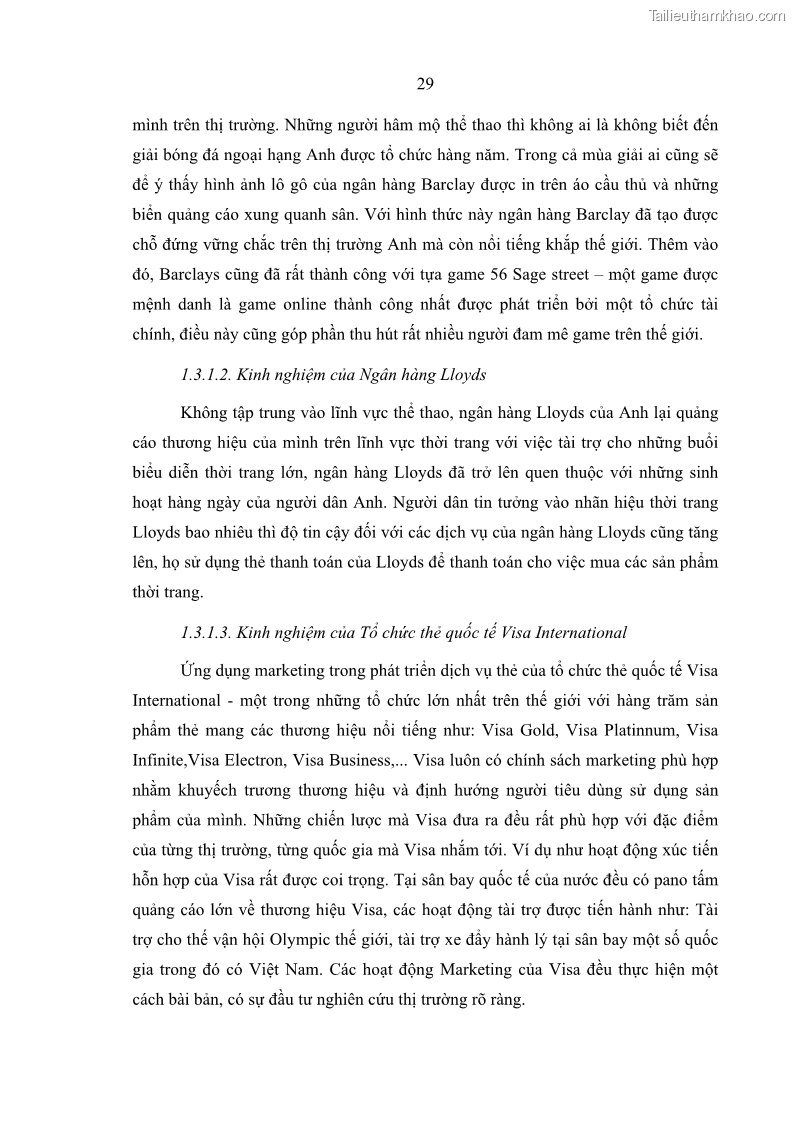 Luận văn thạc sĩ kinh doanh thương mại Giải pháp hoàn thiện hoạt động marketing của Ngân hàng Nông nghiệp và Phát triển nông thôn Việt Nam – Chi nhánh Bắc Ninh - 4 Trang 38