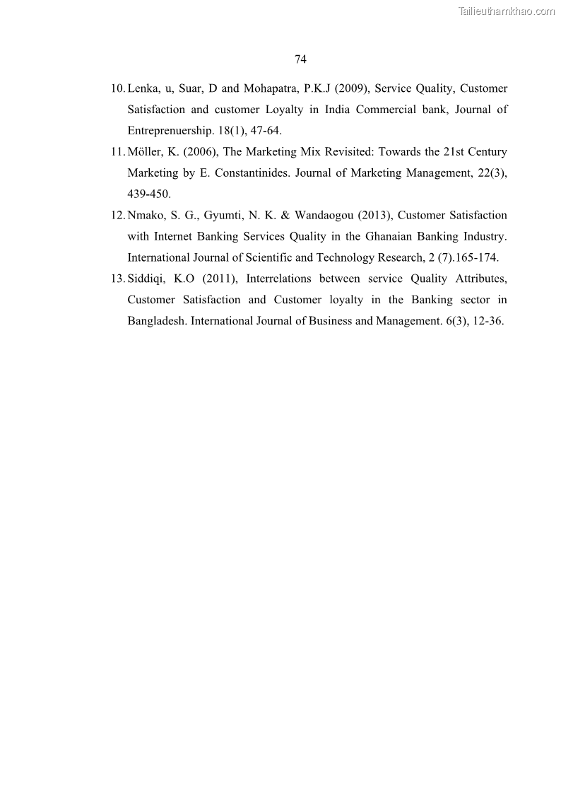 Luận văn thạc sĩ kinh doanh thương mại Giải pháp hoàn thiện hoạt động marketing của Ngân hàng Nông nghiệp và Phát triển nông thôn Việt Nam – Chi nhánh Bắc Ninh - 7 Trang 83