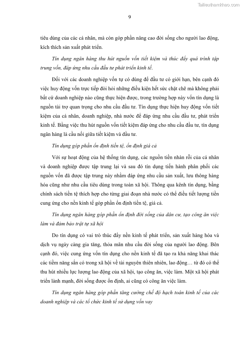 Luận văn thạc sĩ kinh doanh thương mại Hoạt động quản lý rủi ro tín dụng tại Ngân hàng TMCP Đầu tư và Phát triển Việt Nam - Chi nhánh Cẩm Phả - 2 Trang 19