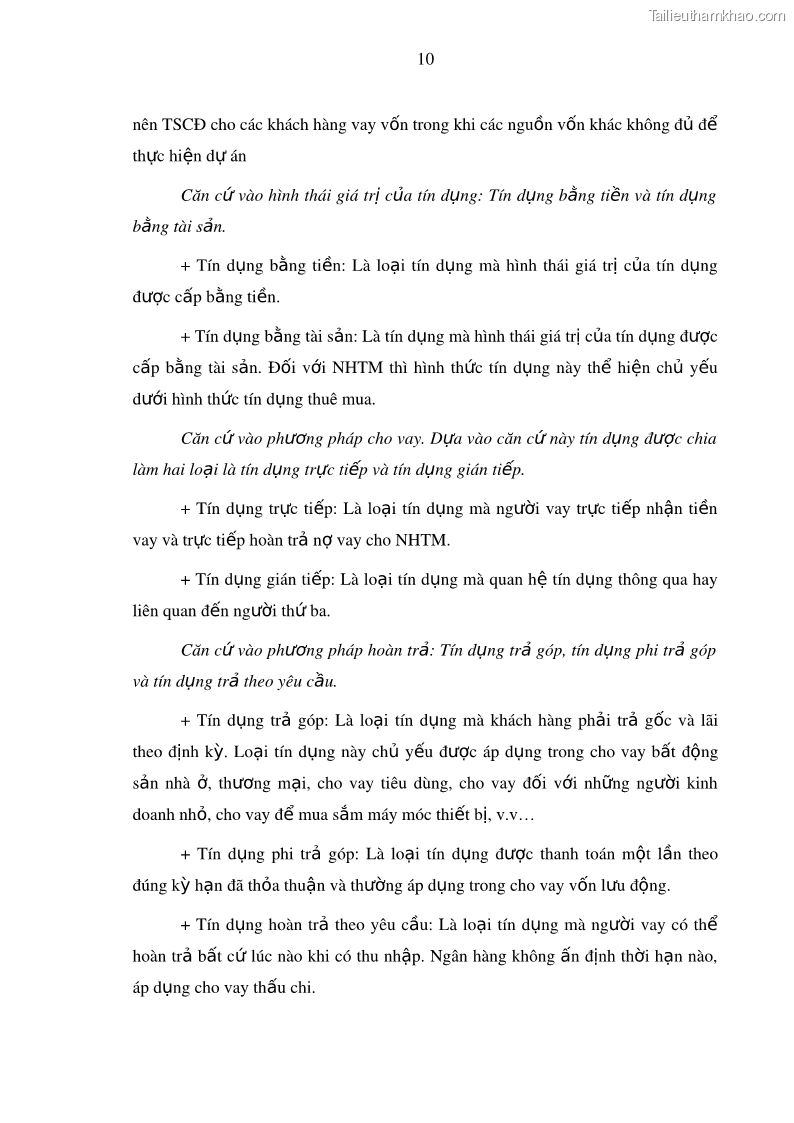 Luận văn thạc sĩ kinh doanh thương mại Hoạt động quản lý rủi ro tín dụng tại Ngân hàng TMCP Công Thương – Chi nhánh Bãi Cháy - 3 Trang 25