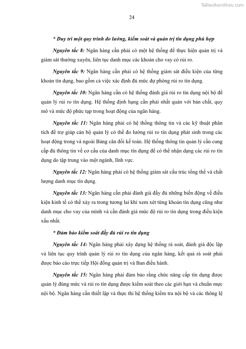 Luận văn thạc sĩ kinh doanh thương mại Hoạt động quản lý rủi ro tín dụng tại Ngân hàng TMCP Đầu tư và Phát triển Việt Nam - Chi nhánh Cẩm Phả - 3 Trang 34