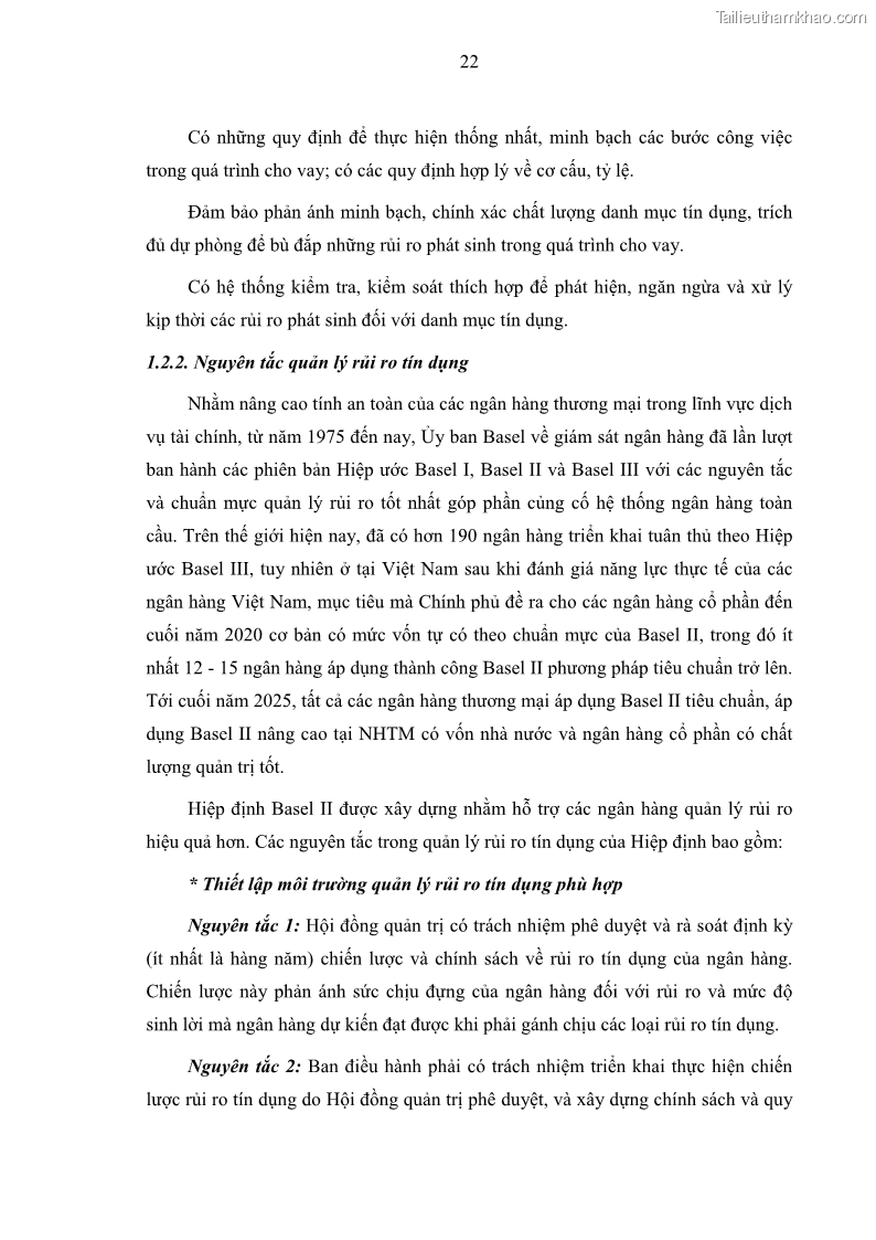 Luận văn thạc sĩ kinh doanh thương mại Hoạt động quản lý rủi ro tín dụng tại Ngân hàng TMCP Đầu tư và Phát triển Việt Nam - Chi nhánh Cẩm Phả - 3 Trang 32