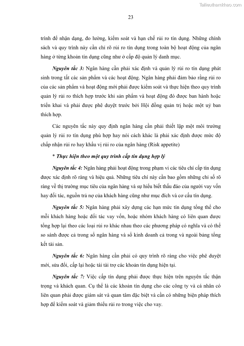 Luận văn thạc sĩ kinh doanh thương mại Hoạt động quản lý rủi ro tín dụng tại Ngân hàng TMCP Đầu tư và Phát triển Việt Nam - Chi nhánh Cẩm Phả - 3 Trang 33