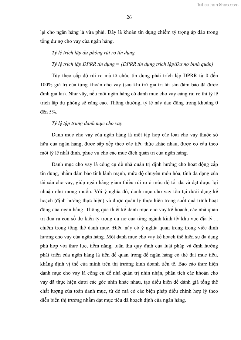 Luận văn thạc sĩ kinh doanh thương mại Hoạt động quản lý rủi ro tín dụng tại Ngân hàng TMCP Quân Đội - Chi nhánh Quảng Ninh - 4 Trang 37