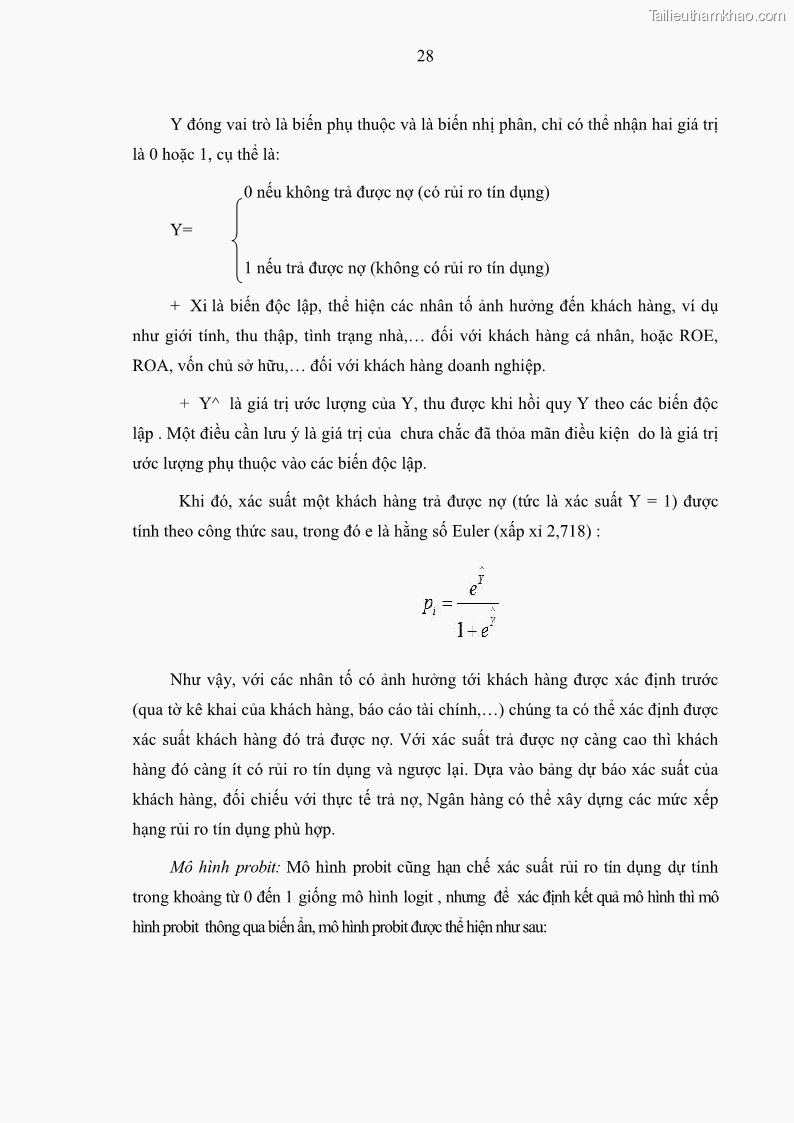 Luận văn thạc sĩ kinh doanh thương mại Hoạt động quản lý rủi ro tín dụng tại Ngân hàng TMCP Đầu tư và Phát triển Việt Nam - Chi nhánh Cẩm Phả - 4 Trang 38