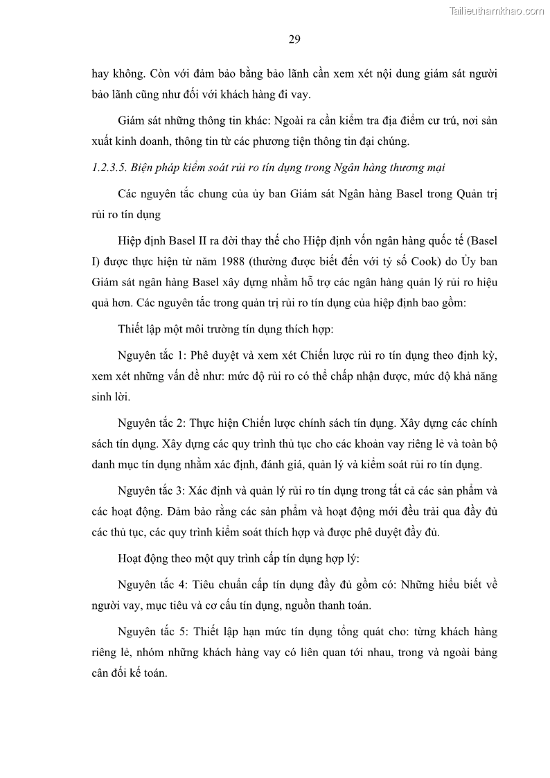 Luận văn thạc sĩ kinh doanh thương mại Hoạt động quản lý rủi ro tín dụng tại Ngân hàng TMCP Quân Đội - Chi nhánh Quảng Ninh - 4 Trang 40