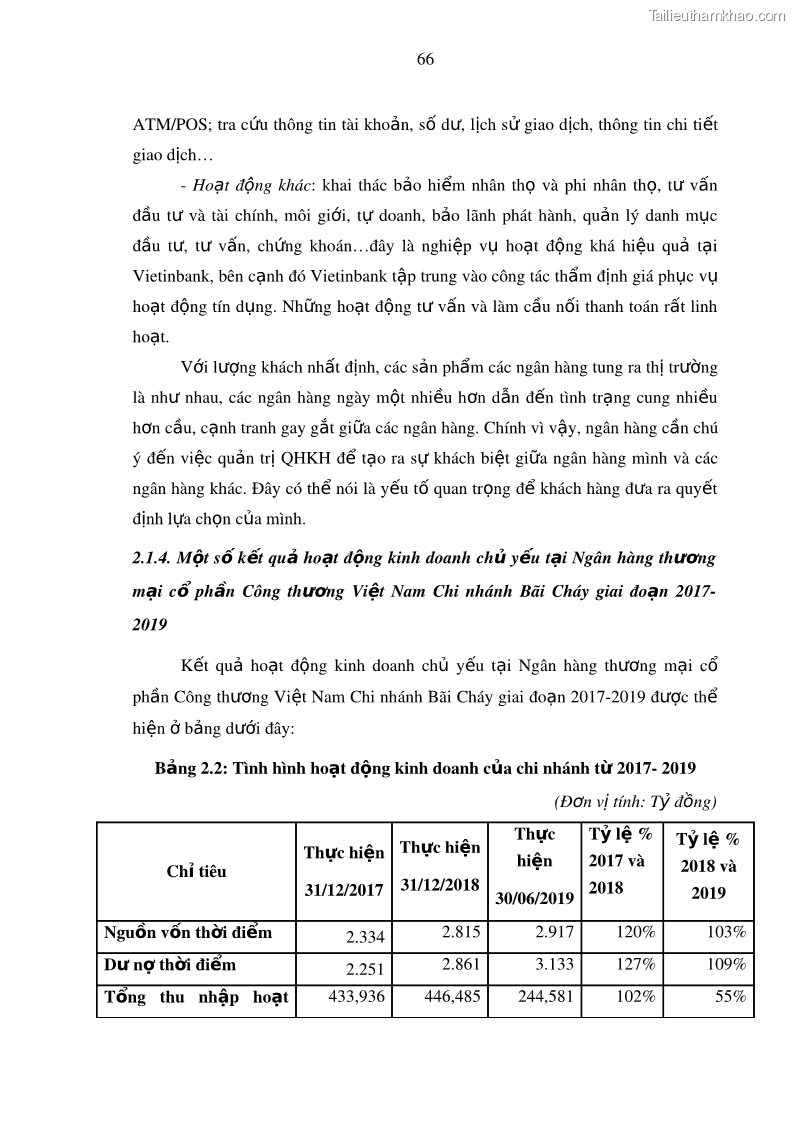 Luận văn thạc sĩ kinh doanh thương mại Hoạt động quản lý rủi ro tín dụng tại Ngân hàng TMCP Công Thương – Chi nhánh Bãi Cháy - 7 Trang 81