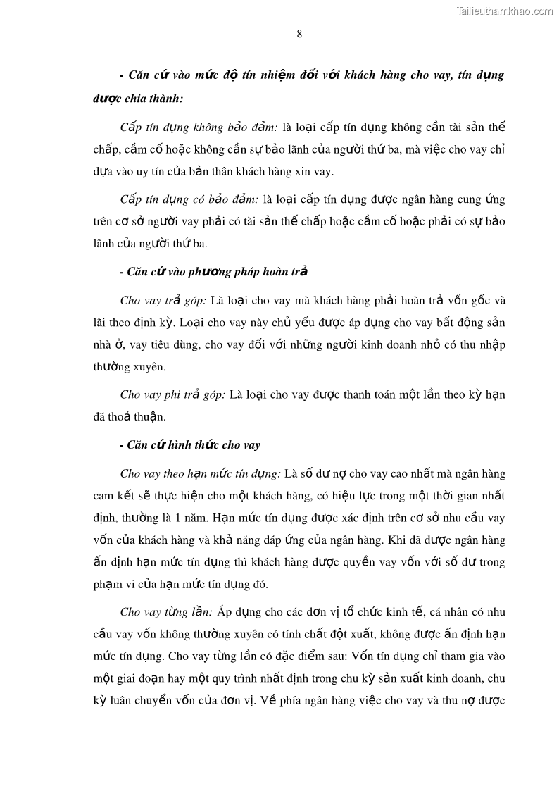 Luận văn thạc sĩ kinh doanh thương mại Mở rộng cho vay đối với Doanh nghiệp và Cá nhân tại Ngân hàng TMCP Bưu điện Liên Việt, Chi nhánh Quảng Ninh - 2 Trang 22