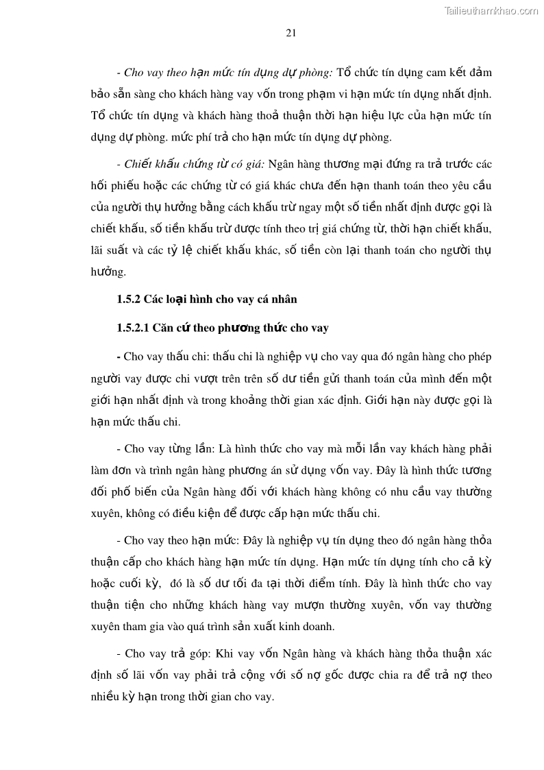 Luận văn thạc sĩ kinh doanh thương mại Mở rộng cho vay đối với Doanh nghiệp và Cá nhân tại Ngân hàng TMCP Bưu điện Liên Việt, Chi nhánh Quảng Ninh - 3 Trang 35