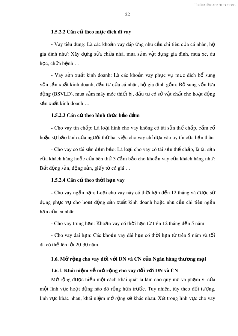 Luận văn thạc sĩ kinh doanh thương mại Mở rộng cho vay đối với Doanh nghiệp và Cá nhân tại Ngân hàng TMCP Bưu điện Liên Việt, Chi nhánh Quảng Ninh - 3 Trang 36