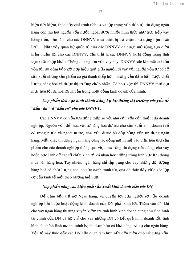 Luận văn thạc sĩ kinh doanh thương mại Mở rộng cho vay đối với Doanh nghiệp và Cá nhân tại Ngân hàng TMCP Bưu điện Liên Việt, Chi nhánh Quảng Ninh - 3 Trang 31