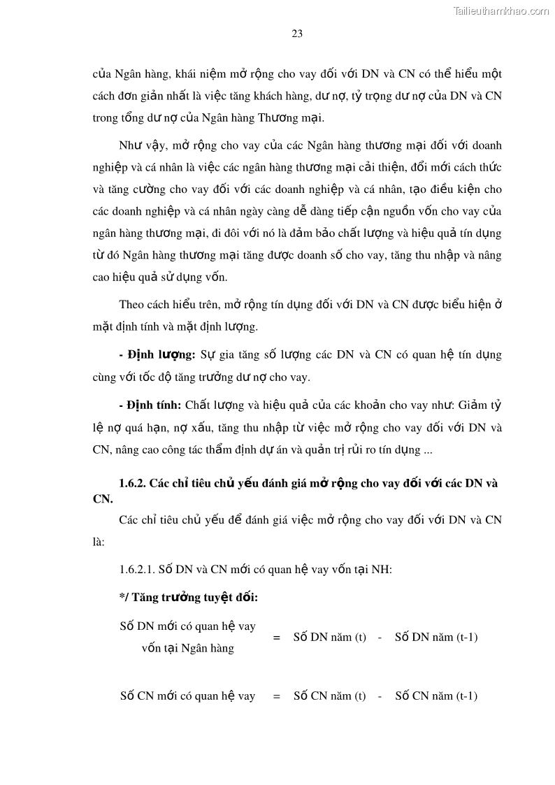 Luận văn thạc sĩ kinh doanh thương mại Mở rộng cho vay đối với Doanh nghiệp và Cá nhân tại Ngân hàng TMCP Bưu điện Liên Việt, Chi nhánh Quảng Ninh - 4 Trang 37