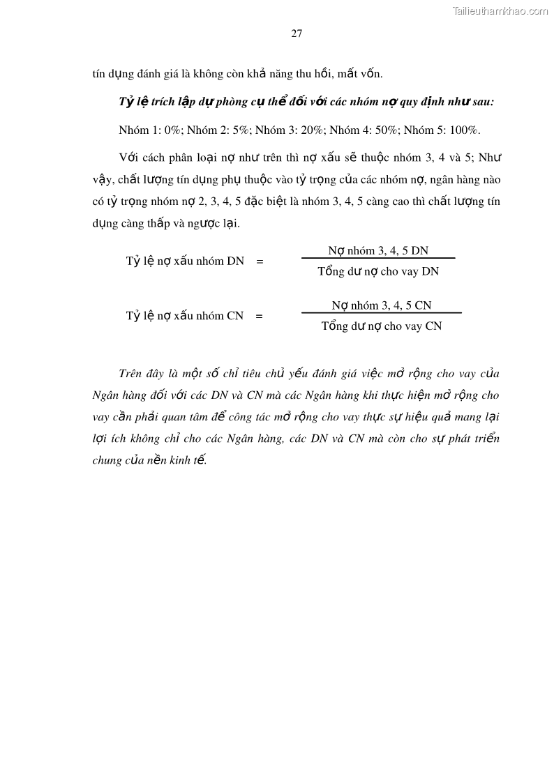 Luận văn thạc sĩ kinh doanh thương mại Mở rộng cho vay đối với Doanh nghiệp và Cá nhân tại Ngân hàng TMCP Bưu điện Liên Việt, Chi nhánh Quảng Ninh - 4 Trang 41