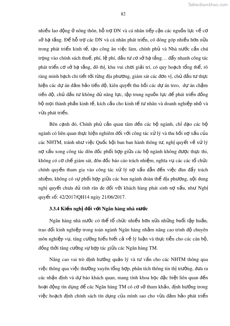 Luận văn thạc sĩ kinh doanh thương mại Mở rộng cho vay đối với Doanh nghiệp và Cá nhân tại Ngân hàng TMCP Bưu điện Liên Việt, Chi nhánh Quảng Ninh - 8 Trang 96