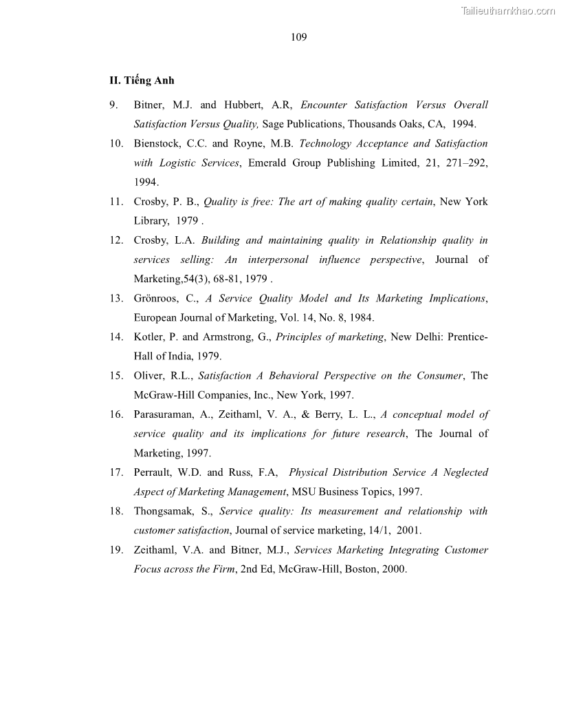 Luận văn thạc sĩ kinh doanh thương mại Nâng cao chất lượng dịch vụ tài trợ thương mại quốc tế cho Ngân hàng TMCP Quân đội – Chi nhánh Quảng Ninh - 11 Trang 121