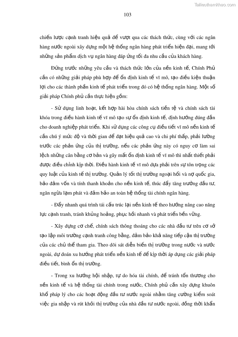 Luận văn thạc sĩ kinh doanh thương mại Nâng cao năng lực cạnh trạnh của Ngân hàng TMCP Đầu tư và Phát triển Việt Nam - Chi nhánh Cẩm Phả - 10 Trang 114