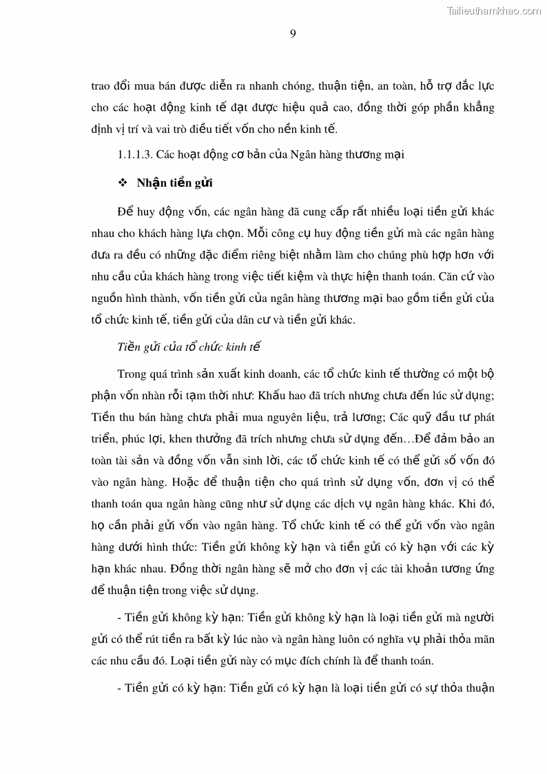 Luận văn thạc sĩ kinh doanh thương mại Nâng cao năng lực cạnh trạnh của Ngân hàng TMCP Đầu tư và Phát triển Việt Nam - Chi nhánh Cẩm Phả - 2 Trang 20