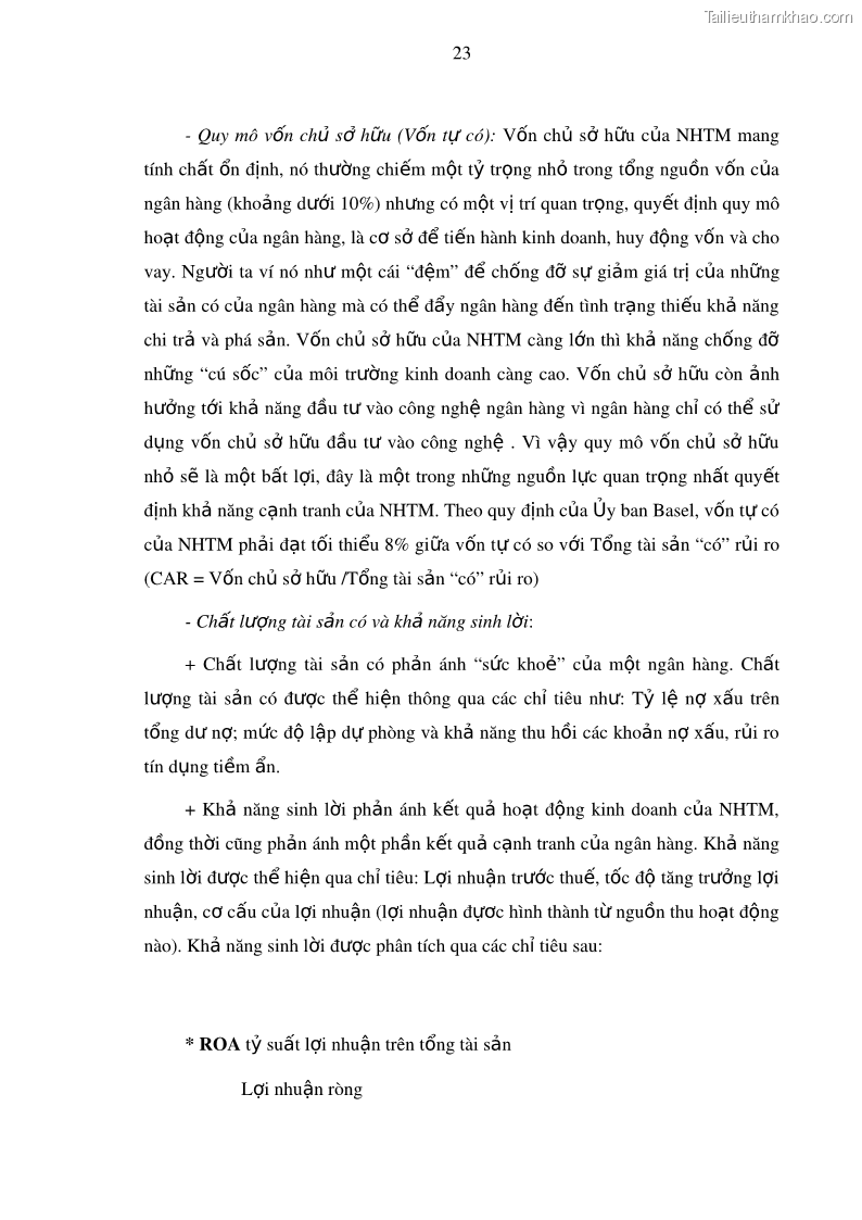 Luận văn thạc sĩ kinh doanh thương mại Nâng cao năng lực cạnh trạnh của Ngân hàng TMCP Đầu tư và Phát triển Việt Nam - Chi nhánh Cẩm Phả - 3 Trang 34