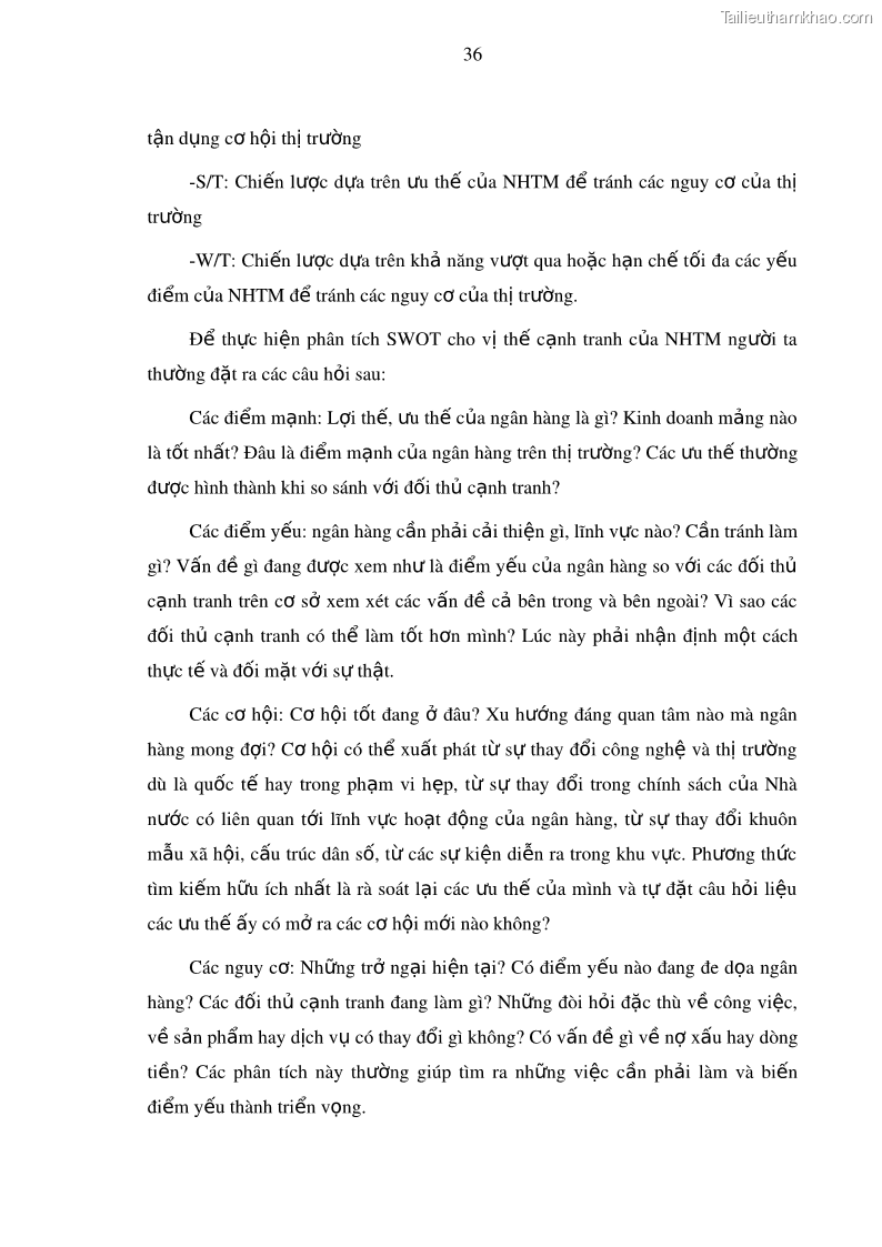Luận văn thạc sĩ kinh doanh thương mại Nâng cao năng lực cạnh trạnh của Ngân hàng TMCP Đầu tư và Phát triển Việt Nam - Chi nhánh Cẩm Phả - 4 Trang 47