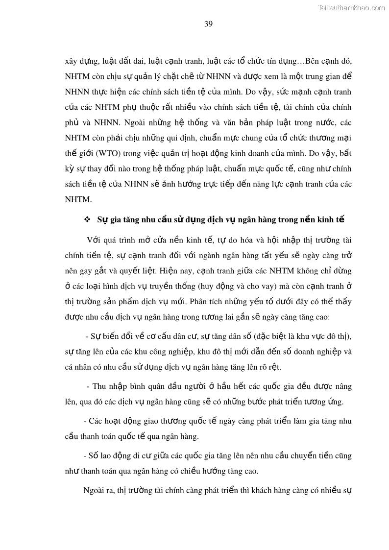 Luận văn thạc sĩ kinh doanh thương mại Nâng cao năng lực cạnh trạnh của Ngân hàng TMCP Đầu tư và Phát triển Việt Nam - Chi nhánh Cẩm Phả - 5 Trang 50