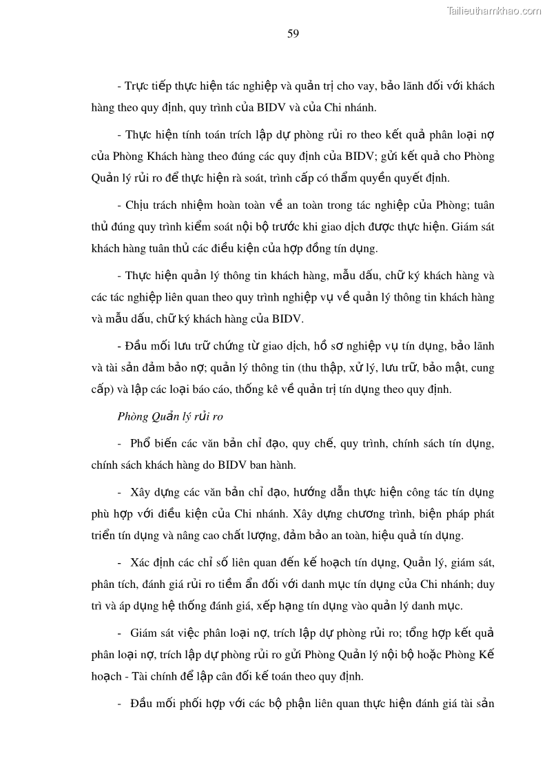 Luận văn thạc sĩ kinh doanh thương mại Nâng cao năng lực cạnh trạnh của Ngân hàng TMCP Đầu tư và Phát triển Việt Nam - Chi nhánh Cẩm Phả - 6 Trang 70