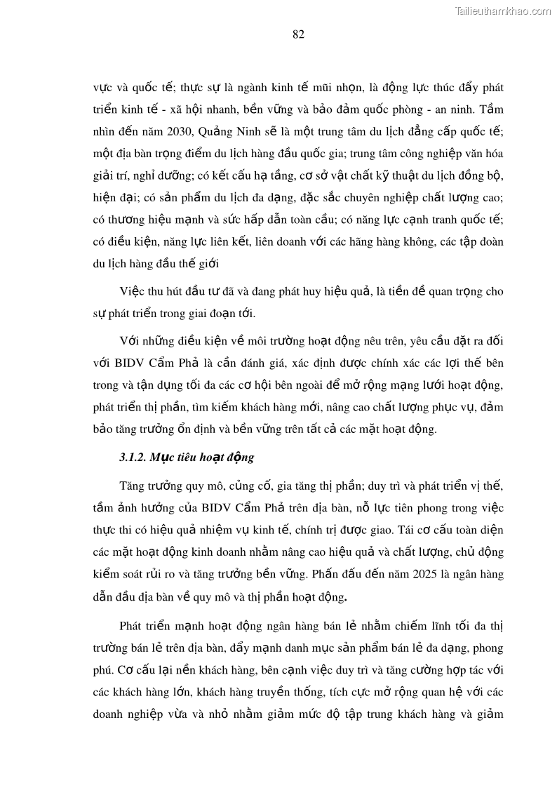 Luận văn thạc sĩ kinh doanh thương mại Nâng cao năng lực cạnh trạnh của Ngân hàng TMCP Đầu tư và Phát triển Việt Nam - Chi nhánh Cẩm Phả - 8 Trang 93