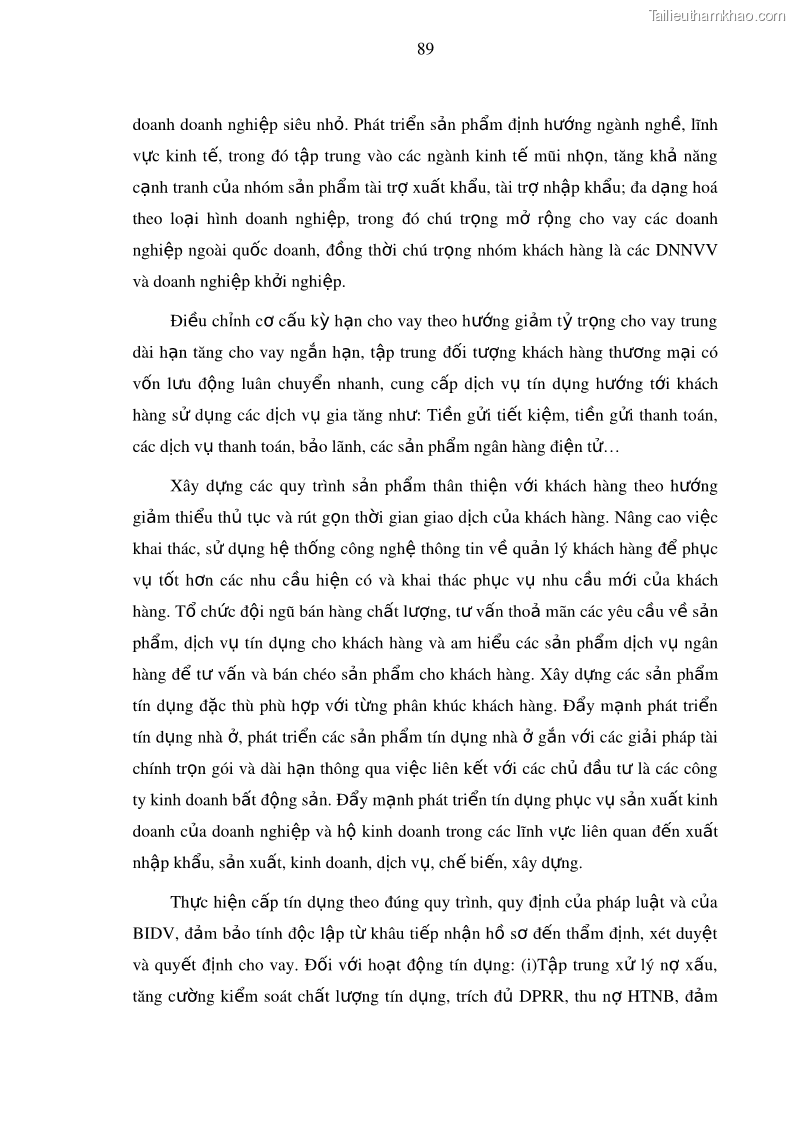 Luận văn thạc sĩ kinh doanh thương mại Nâng cao năng lực cạnh trạnh của Ngân hàng TMCP Đầu tư và Phát triển Việt Nam - Chi nhánh Cẩm Phả - 9 Trang 100