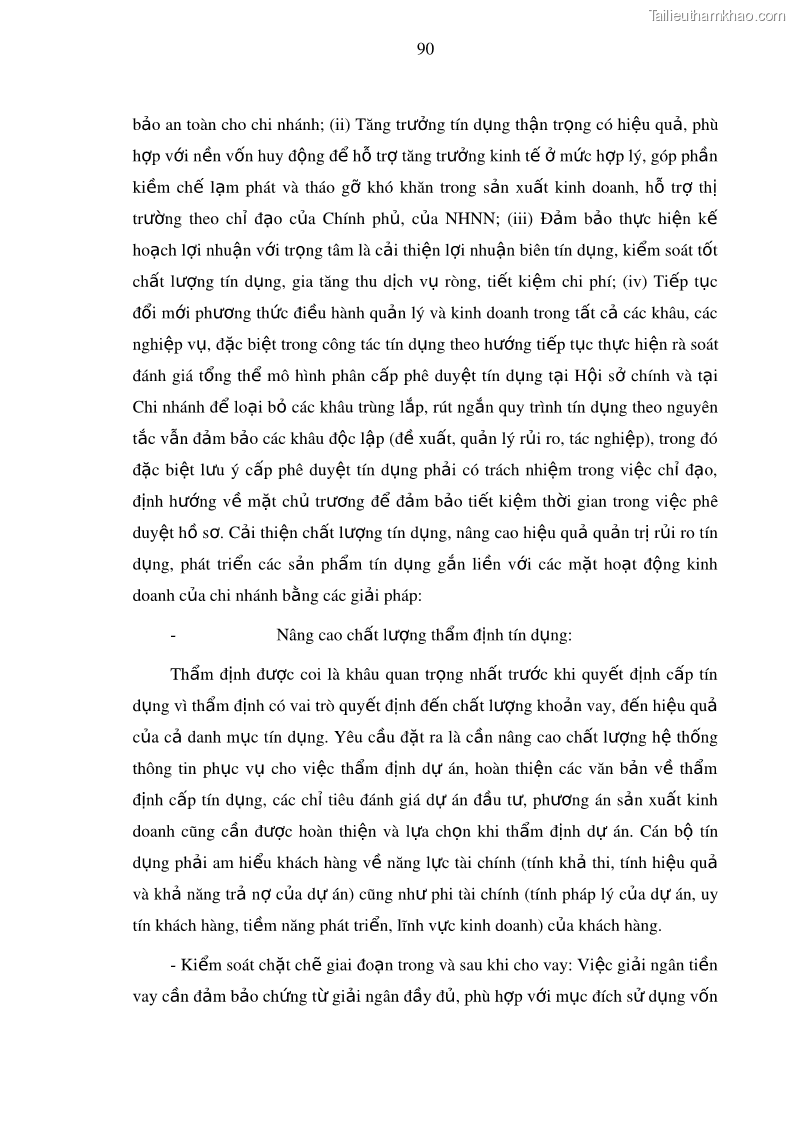 Luận văn thạc sĩ kinh doanh thương mại Nâng cao năng lực cạnh trạnh của Ngân hàng TMCP Đầu tư và Phát triển Việt Nam - Chi nhánh Cẩm Phả - 9 Trang 101
