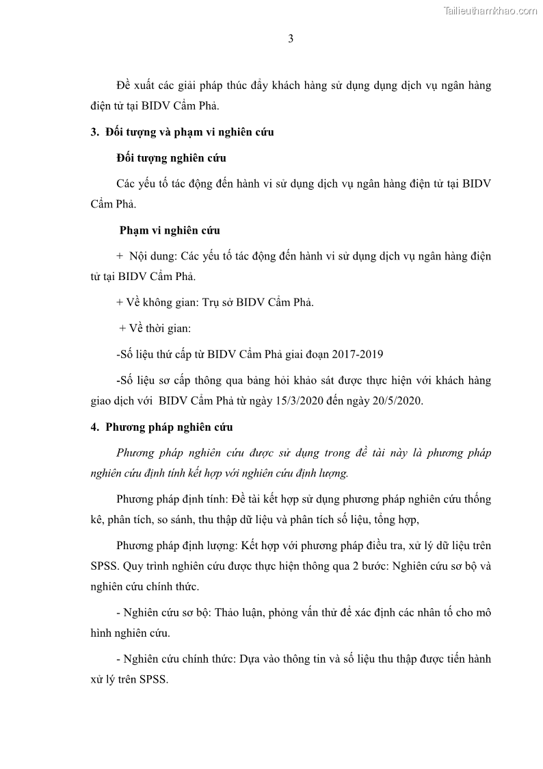 Luận văn thạc sĩ kinh doanh thương mại Nghiên cứu các yếu tố tác động đến hành vi sử dụng dịch vụ ngân hàng điện tử tại BIDV Cẩm Phả - 1 Trang 12