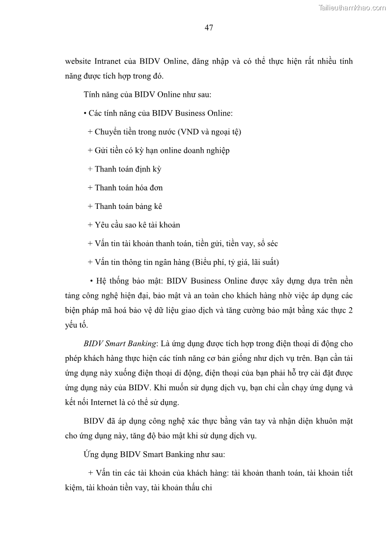 Luận văn thạc sĩ kinh doanh thương mại Nghiên cứu các yếu tố tác động đến hành vi sử dụng dịch vụ ngân hàng điện tử tại BIDV Cẩm Phả - 5 Trang 56
