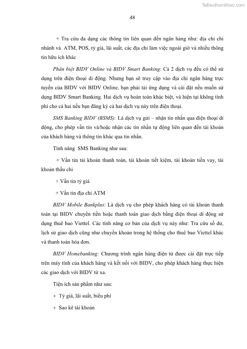 Luận văn thạc sĩ kinh doanh thương mại Nghiên cứu các yếu tố tác động đến hành vi sử dụng dịch vụ ngân hàng điện tử tại BIDV Cẩm Phả - 5 Trang 57