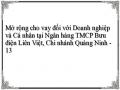 Mở rộng cho vay đối với Doanh nghiệp và Cá nhân tại Ngân hàng TMCP Bưu điện Liên Việt, Chi nhánh Quảng Ninh - 13