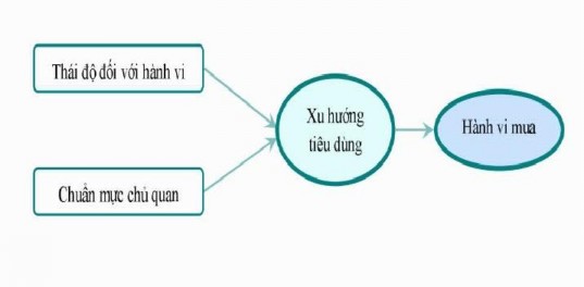 Hình 1 2 Mô hình hành động hợp lý TRA Ajzen và Fishbein 1975 Thái độ 1