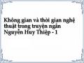 Không gian và thời gian nghệ thuật trong truyện ngắn Nguyễn Huy Thiệp - 1