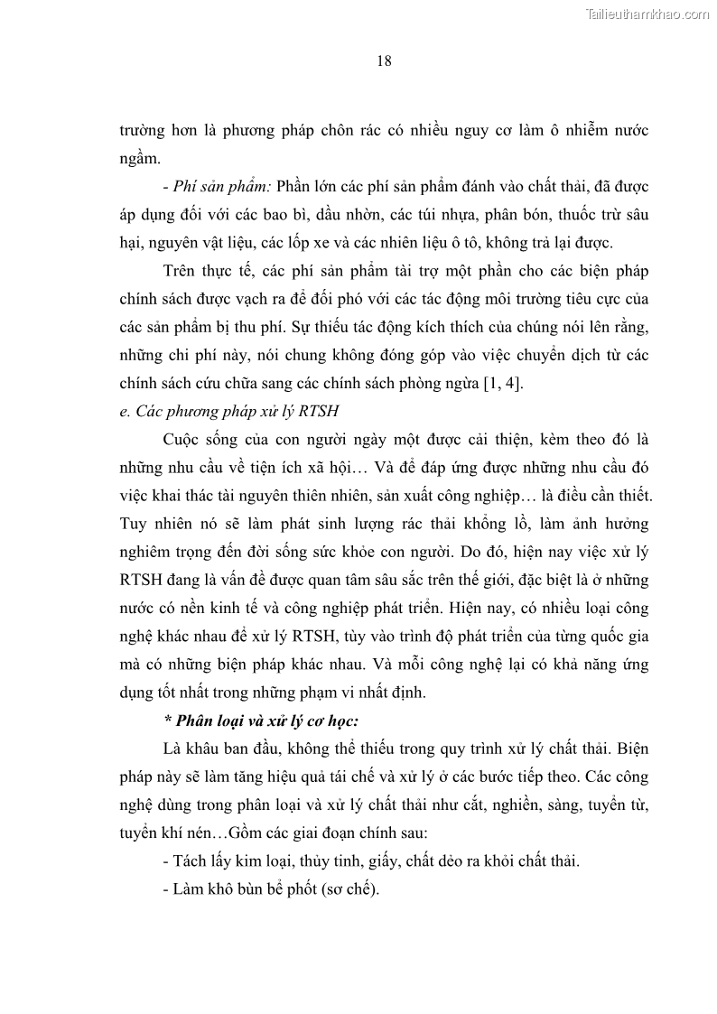 Luận văn thạc sĩ khoa học lâm nghiệp Giải pháp nâng cao chất lượng quản lý rác thải sinh hoạt tại Công ty cổ phần Môi trường và Dịch vụ đô thị Việt Trì - 3 Trang 25