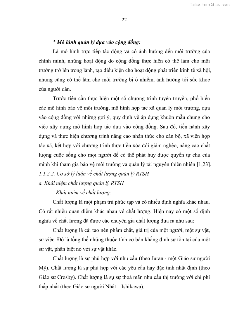 Luận văn thạc sĩ khoa học lâm nghiệp Giải pháp nâng cao chất lượng quản lý rác thải sinh hoạt tại Công ty cổ phần Môi trường và Dịch vụ đô thị Việt Trì - 3 Trang 29