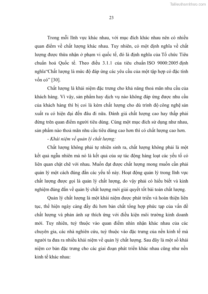 Luận văn thạc sĩ khoa học lâm nghiệp Giải pháp nâng cao chất lượng quản lý rác thải sinh hoạt tại Công ty cổ phần Môi trường và Dịch vụ đô thị Việt Trì - 3 Trang 30