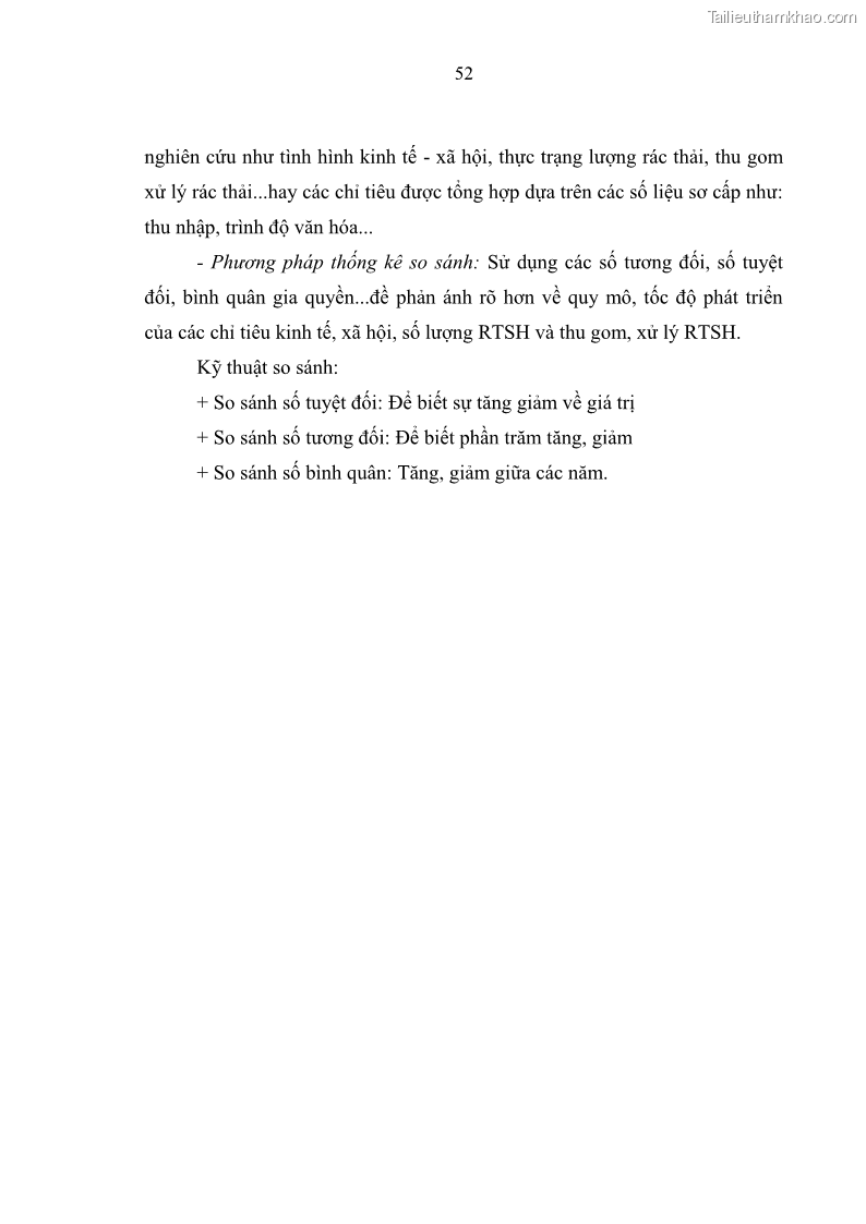 Luận văn thạc sĩ khoa học lâm nghiệp Giải pháp nâng cao chất lượng quản lý rác thải sinh hoạt tại Công ty cổ phần Môi trường và Dịch vụ đô thị Việt Trì - 5 Trang 59
