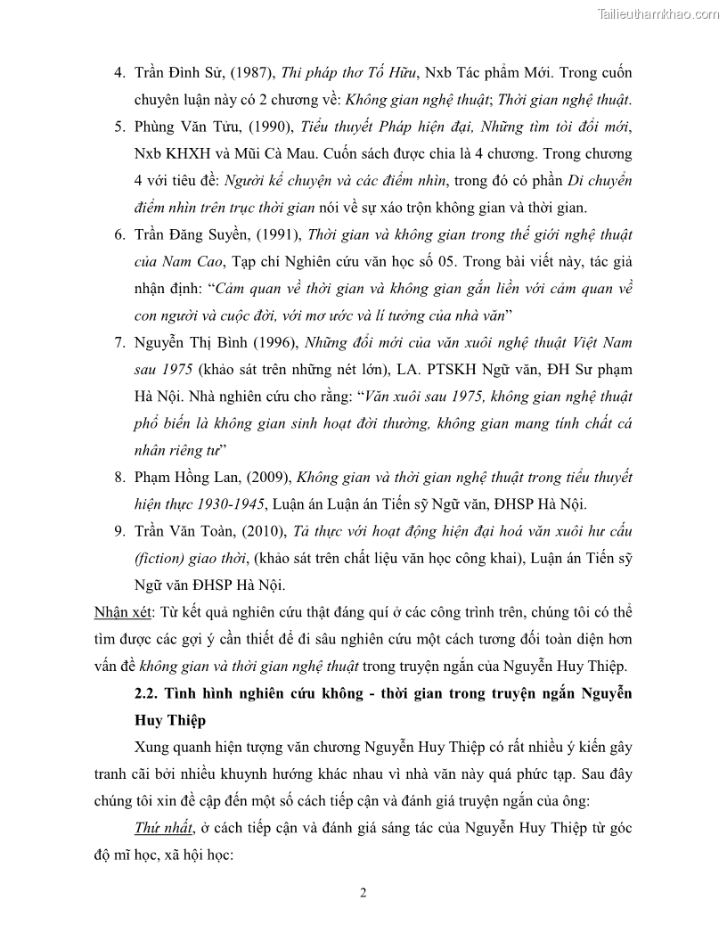 Luận văn thạc sĩ khoa học ngữ văn Không gian và thời gian nghệ thuật trong truyện ngắn Nguyễn Huy Thiệp - 11 Trang 131