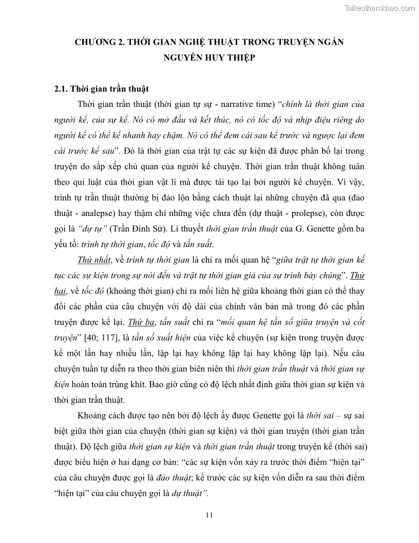 Luận văn thạc sĩ khoa học ngữ văn Không gian và thời gian nghệ thuật trong truyện ngắn Nguyễn Huy Thiệp - 12 Trang 140