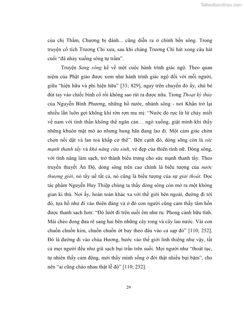 Luận văn thạc sĩ khoa học ngữ văn Không gian và thời gian nghệ thuật trong truyện ngắn Nguyễn Huy Thiệp - 3 Trang 34