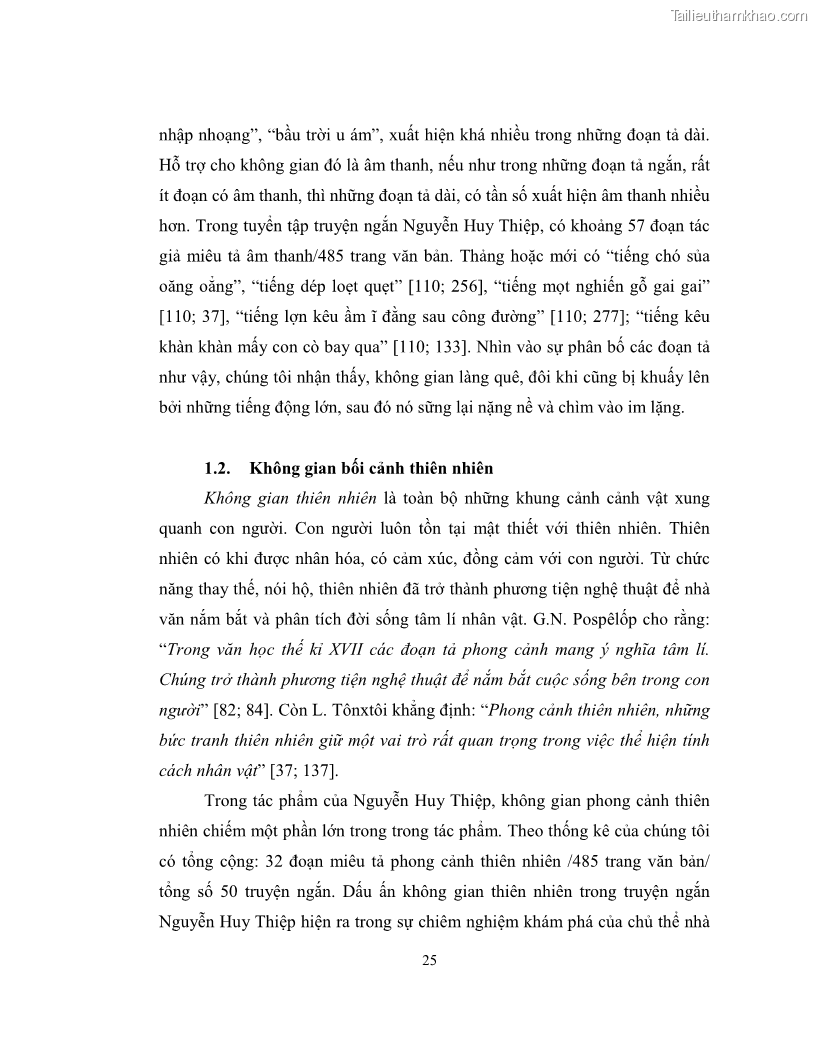 Luận văn thạc sĩ khoa học ngữ văn Không gian và thời gian nghệ thuật trong truyện ngắn Nguyễn Huy Thiệp - 3 Trang 30