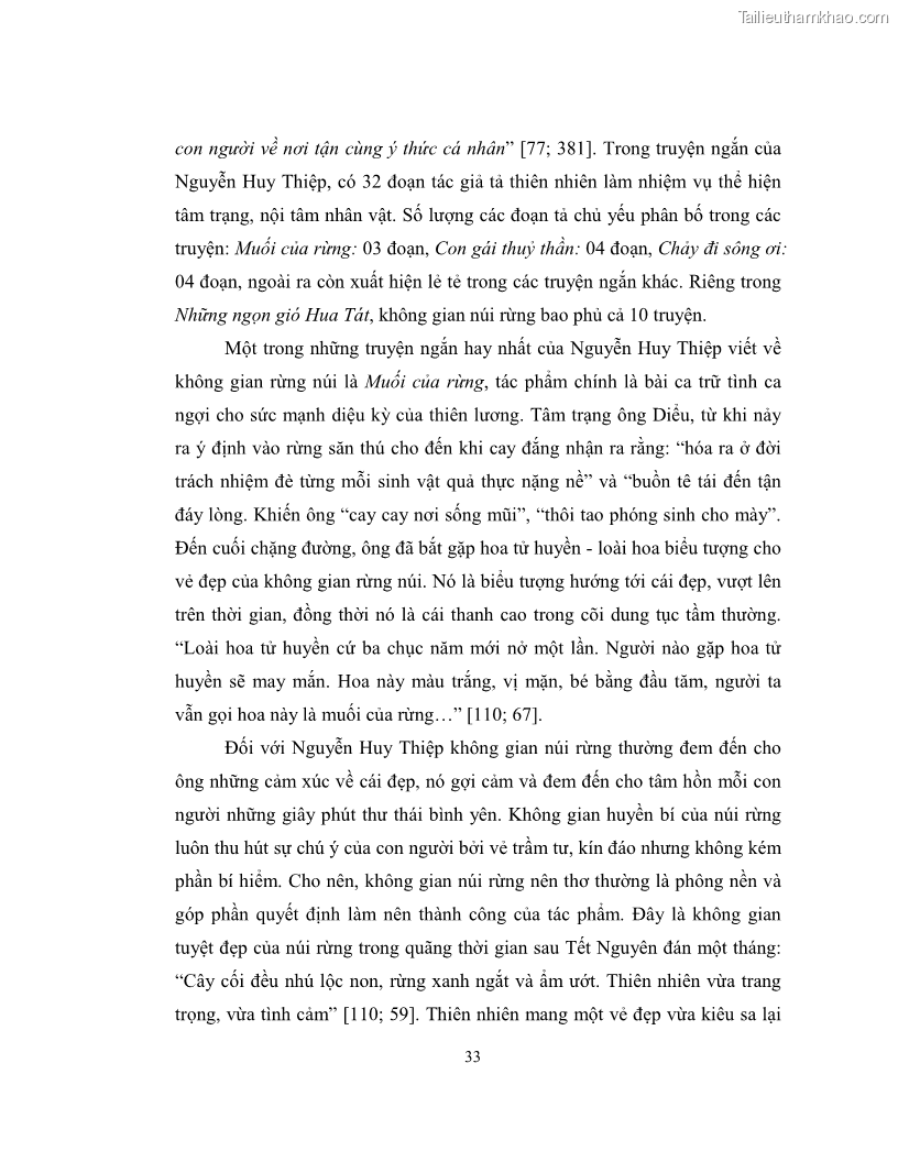 Luận văn thạc sĩ khoa học ngữ văn Không gian và thời gian nghệ thuật trong truyện ngắn Nguyễn Huy Thiệp - 4 Trang 38