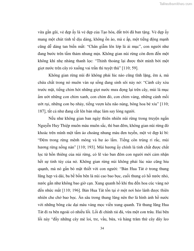 Luận văn thạc sĩ khoa học ngữ văn Không gian và thời gian nghệ thuật trong truyện ngắn Nguyễn Huy Thiệp - 4 Trang 39