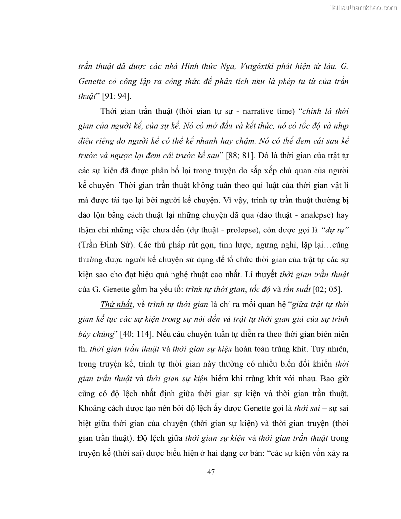 Luận văn thạc sĩ khoa học ngữ văn Không gian và thời gian nghệ thuật trong truyện ngắn Nguyễn Huy Thiệp - 5 Trang 52