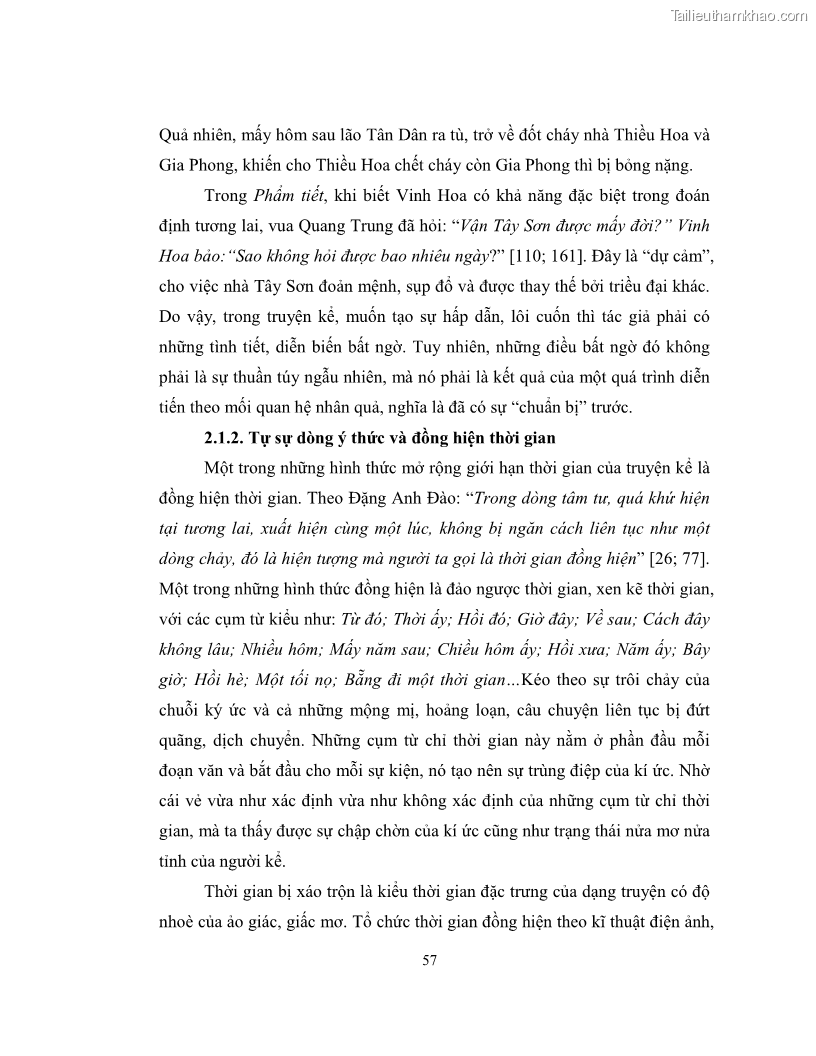 Luận văn thạc sĩ khoa học ngữ văn Không gian và thời gian nghệ thuật trong truyện ngắn Nguyễn Huy Thiệp - 6 Trang 62