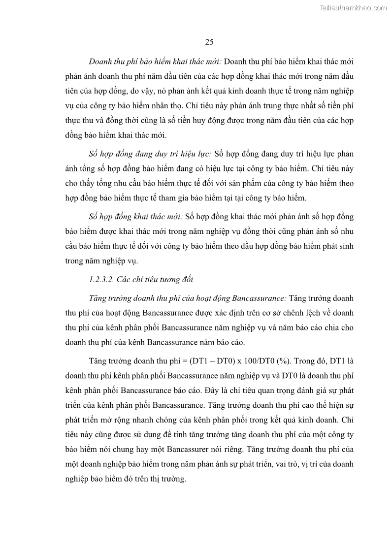 Luận văn thạc sĩ kinh doanh thương mại Phát triển các sản phẩm Bancassurance tại Ngân hàng TMCP Quân đội – MB - 3 Trang 34